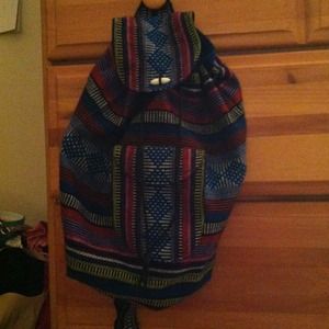 Multi-colored Back pack from Mexico
