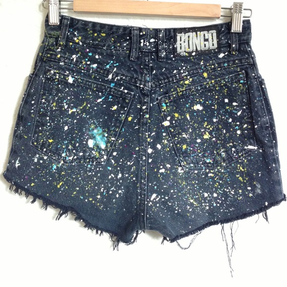 Renewed vintage high-waisted cutoff shorts - Picture 2 of 4