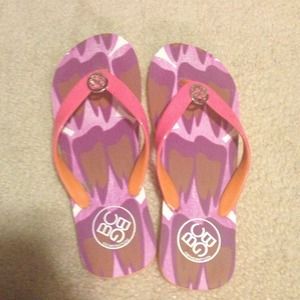 Reduced from $15 to $10 - BCBG  flip flops
