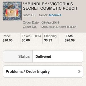 Proof of accepting order