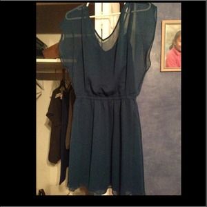 Causal dark blue dress from Express