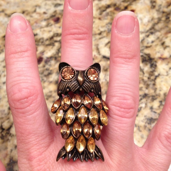 ***SOLD***Owl ring - Picture 2 of 2