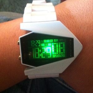 Hip white watch and Dolce and Gabbana