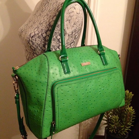 kate spade Handbags - ⛔SOLD⛔Kate Spade Green Leather Bag