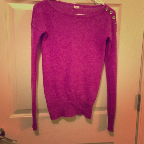 Cute j crew purple sweater!