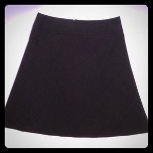 **SOLD** Classic charcoal gray A-line skirt