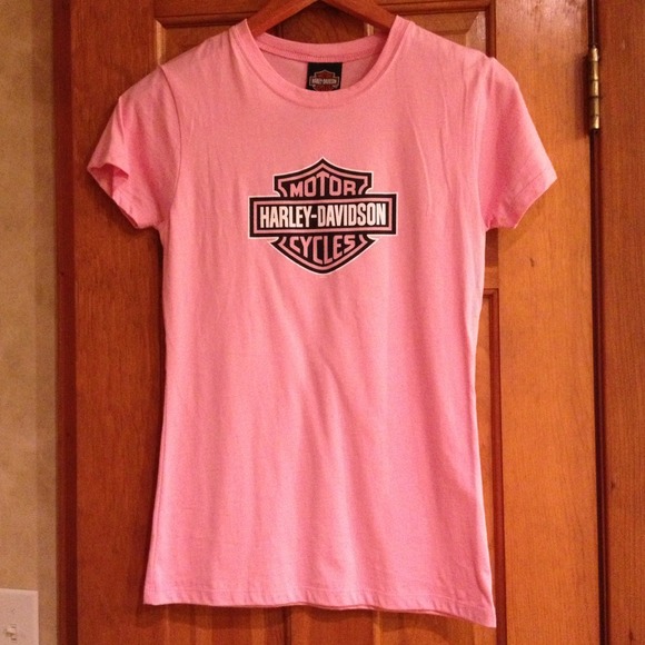Pink Harley Davidson shirt