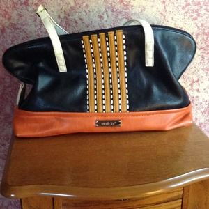 Multicolor leather purse