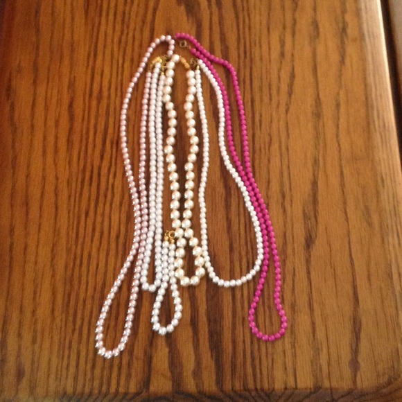 Various strands of beads