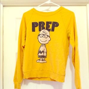 Forever 21 Charlie Brown "prep" Sweater