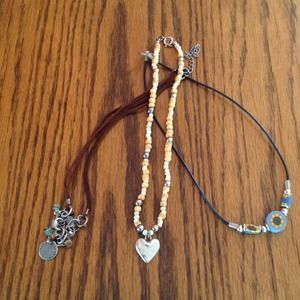 Various necklaces