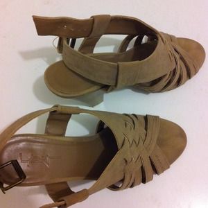 Forever 21 brown suede heels