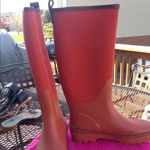 Lands End Wellies Rain Boots NWOT