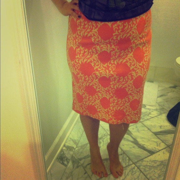 Vintage sweater pencil skirt