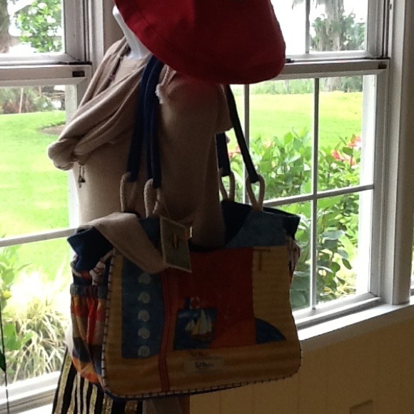 Reserved Hand painted bag & hat