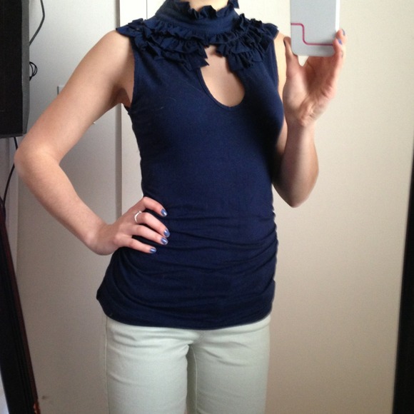 Blue Keyhole tank - Picture 1 of 2