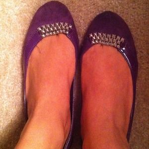 Purple flats