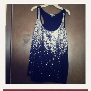 Bundle sequin tank and angel wing ring