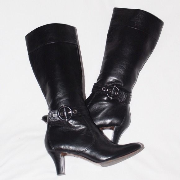 Naturalizer Shoes - Black Vegan Leather Boots