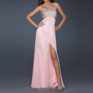 Pink prom dress