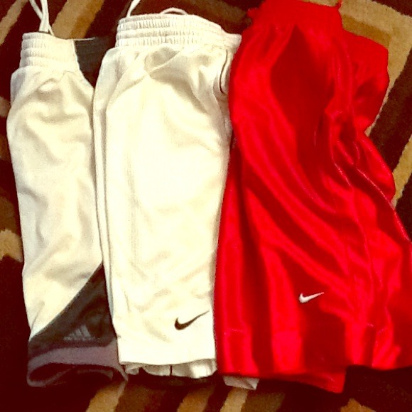 3 basketball shorts(2NikeShorts)(1AdidasShorts)