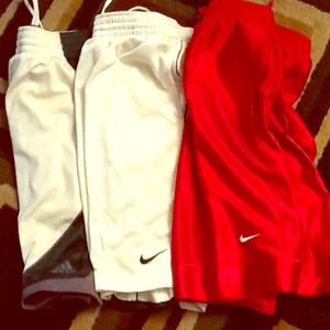 3 basketball shorts(2NikeShorts)(1AdidasShorts)
