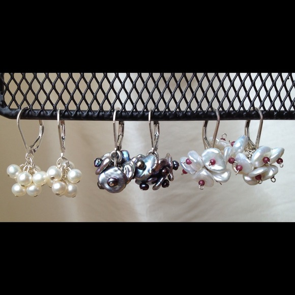 Handcrafted sterling silver & 14K filled earrings