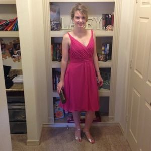 Hot pink dress