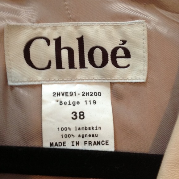 Chloe leather short jacket - Picture 2 of 3