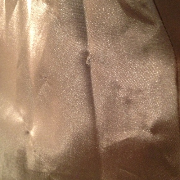 Gold halter top tea length dress - Picture 3 of 3