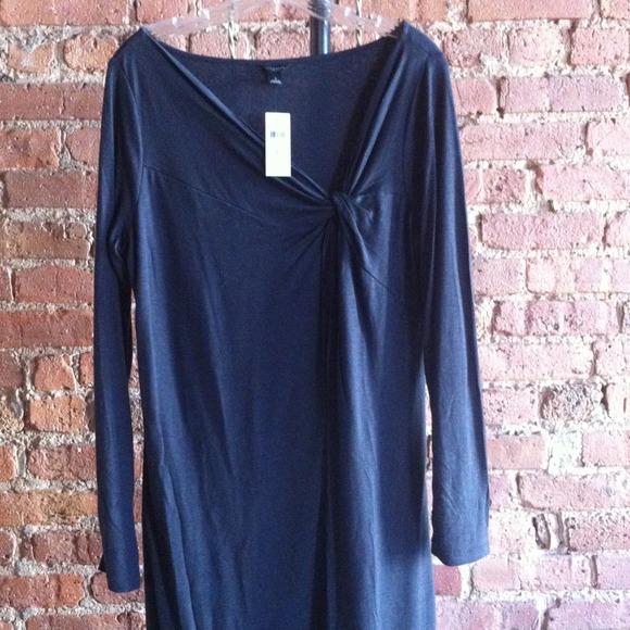 Ann Taylor slate knit dress large