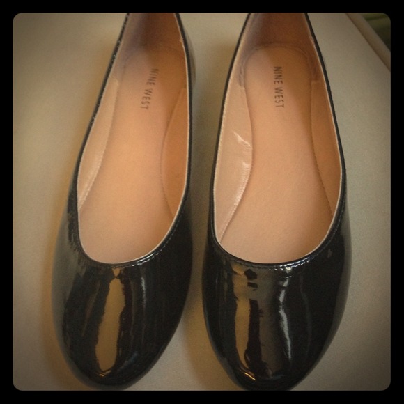 Black Patent Ballet Flats **