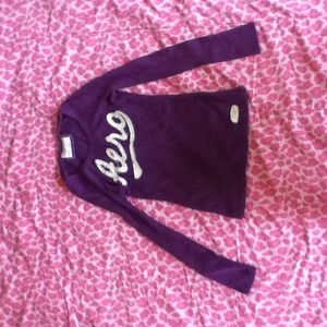 Purple long sleved Aeropostal shirt.