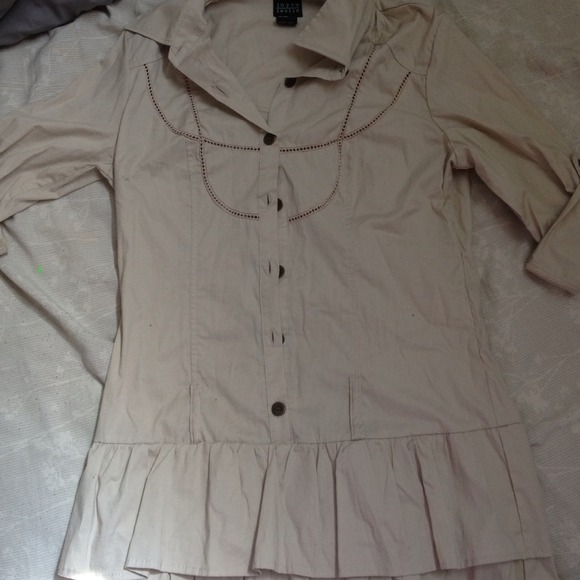 Tan shirt