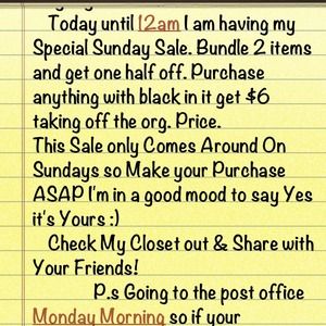 This sale only comes around one day of the week