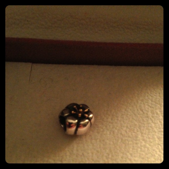 Silver flower Pandora Charm