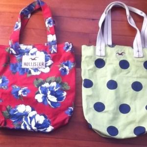 SOLD Hollister tote bundle