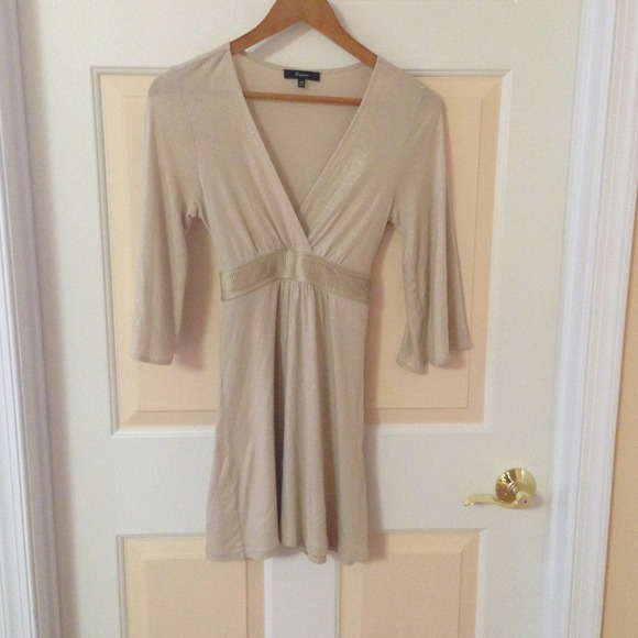 Gold Express Kimono Sleeve Dress