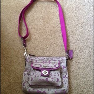 Authentic Purple Coach Bag 💜