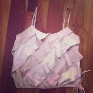 AE chiffon layered tank