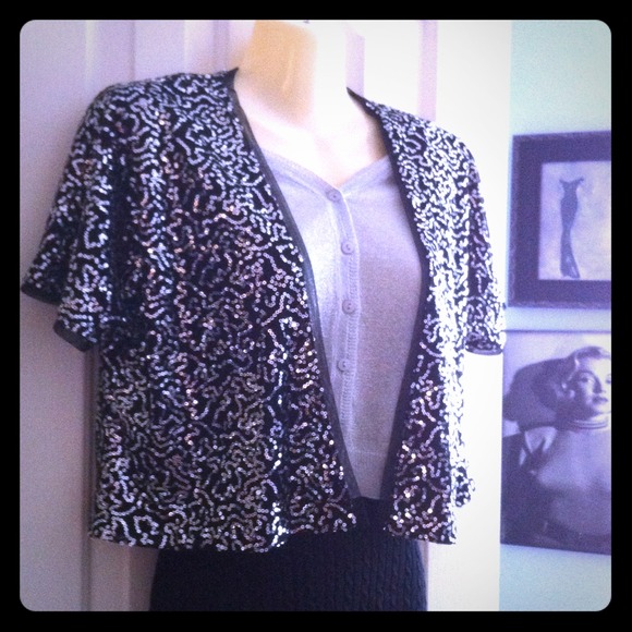 Sequin Shrug