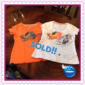 2 ARMANI EXCHANGE WOMAN'S TEESHIRTS!!!