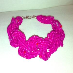 SOLD!!! Bright pink bracelet