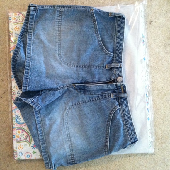 Denim shorts
