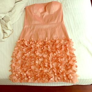 Ruffly soft pink dress