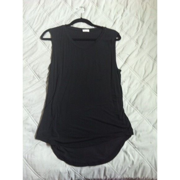 John Galt Brandy Melville black muscle tank