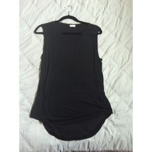 John Galt Brandy Melville black muscle tank