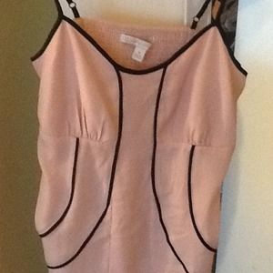 Lauren Conrad pink and black tank