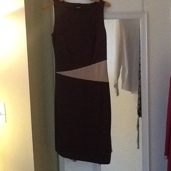 Brown and tan dress
