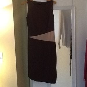 Brown and tan dress